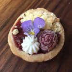 Rhubarb tartlette